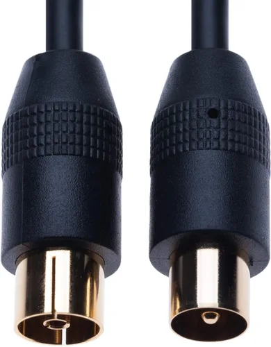 Miniatura 2 de Keple Cable coaxial RF Cable TV Cable aéreo Cable de 1.6 ft Enchufe coaxial macho a hembra Extensión de enchufe de antena para Freeview, Xfinity