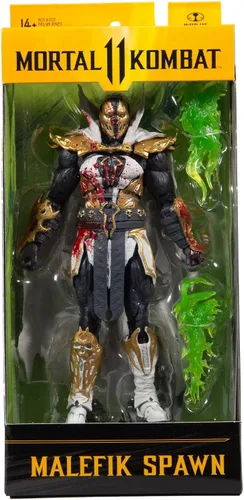 Miniatura 8 de McFarlane Toys Mortal Kombat Malefik Spawn - Figura de acción de 7 pulgadas con accesorios