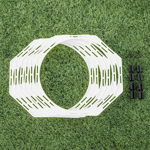 Miniatura 9 de FORZA Anillos octa de entrenamiento de agilidad [Pack de 6] Equipo de entrenamiento de fútbol Juego de anillos de agilidad multideporte Equipo