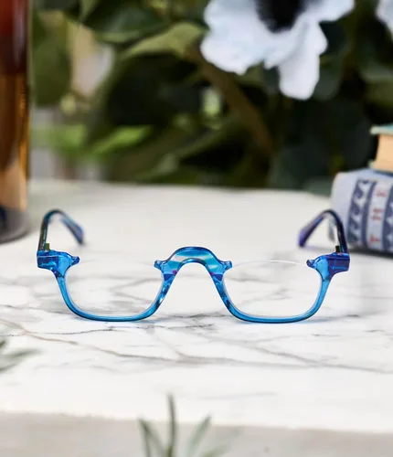 Miniatura 5 de eyebobs - Untamed Gafas de lectura prémium para hombres y mujeres Monturas de medio borde Disponible en 0.0x - 4.0x