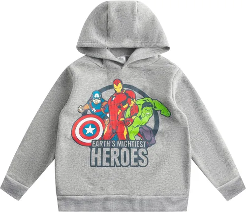 Miniatura 5 de Marvel Avengers Iron Man, Hulk and Captain America - Paquete de 2 sudaderas con capucha para niños pequeños y niños pequeños