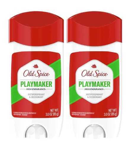 Old Spice Desodorante antitranspirante sólido invisible de alta resistencia, aroma Playmaker, 3 onzas (paquete de 2)