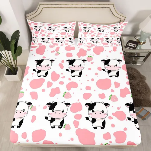 Miniatura 31 de Ropa de cama de 2 piezas, estilo rústico de granja, juego de ropa de cama para adolescentes y adultos, sábanas bajeras, ropa de cama ajustable