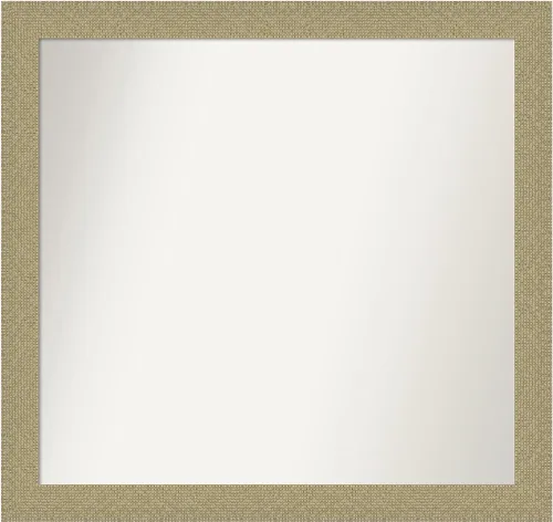 Miniatura 57 de Amanti Art Espejo de pared personalizado no biselado (24.25 x 24.25 pulgadas), marco dorado de mosaico, varios tamaños personalizados, espejo