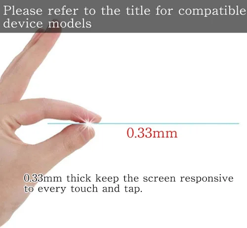 Miniatura 6 de Protector de pantalla de cristal templado compatible con CASIO Edifice EFSS550PB-1A protectores de película antiarañazos, sin burbujas