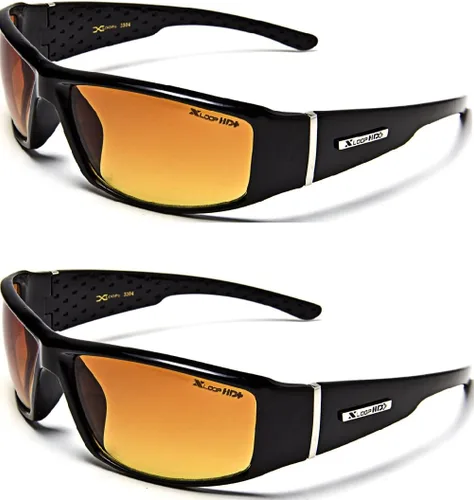Miniatura 3 de X LOOP Gafas de conducción antirreflejos HD, paquete de 2 Marrón