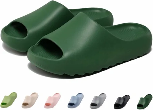 Miniatura 37 de Sandalias acolchadas para mujeres, hombres y niños, cómodas, antideslizantes, suaves, impermeables, para baño, ducha, sandalias acolchadas de suela