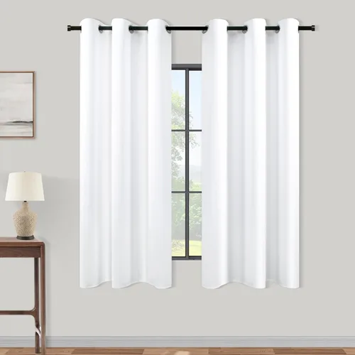 Miniatura 17 de Cortinas opacas de 72 pulgadas extra anchas para dormitorio, puerta corrediza de vidrio y patio, 2 paneles con ojales para oscurecer ventana grande