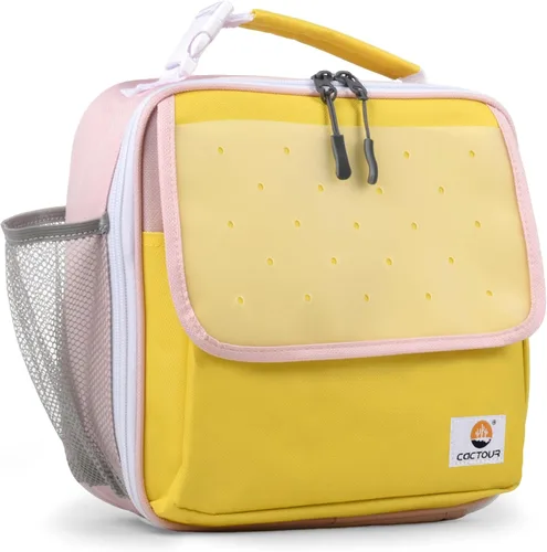 Miniatura 26 de CaCTOUR Lonchera para Niños, 2 Paquetes Bolsa de Almuerzo Aislada para Niñas y Niños, Bolsa Suave Mini Enfriador Regreso a la Escuela Bolsa