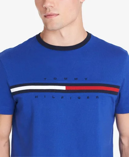 Miniatura 3 de Tommy Hilfiger - Camiseta de manga corta con estampado de rayas distintivas para hombre