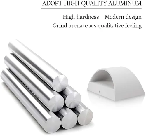 Miniatura 8 de Aipsun Aplique de pared de aluminio moderno LED para interiores, luces de pared interiores, 1 paquete, lámpara de montaje en pared con cable, luz