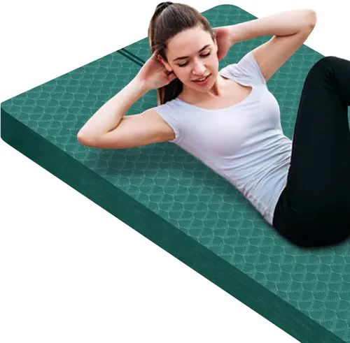 Miniatura 31 de nuveti Tapete Grande para Ejercicios - Tapete de Yoga de 15mm/20mm/30mm de Grosor Tapete de Ejercicios para Fitness, Yoga, Pilates, Estiramientos