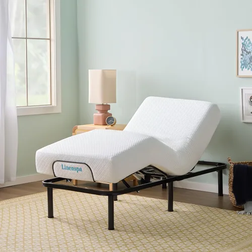 Miniatura 8 de Linenspa - Base de cama ajustable - Inclinación independiente de cabeza y pie - Motor potente y silencioso - Fácil montaje sin herramientas - Para