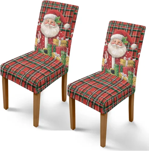 Miniatura 37 de Rnyleeg Fundas de silla de Navidad para sala de estar, diseño de muñeco de nieve azul, estampado de pájaros, fundas para sillas de comedor, 1