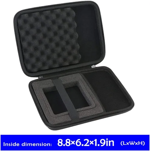 Miniatura 4 de khanka Funda rígida de viaje compatible con proyector de bolsillo Kodak Luma 150/350, proyector de película portátil, solo funda