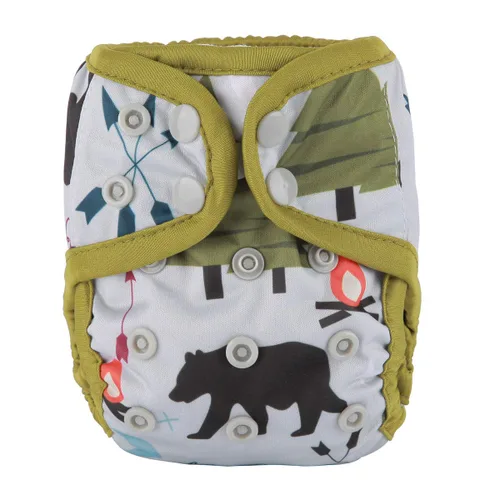 Miniatura 18 de Pañal para bebé recién nacido, 8lbs-10lbs (animal nativo americano)