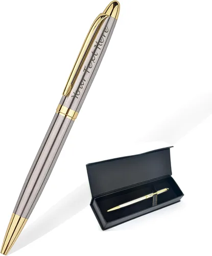 Bolígrafos personalizados, bolígrafos personalizados con juego de bolígrafos grabados con nombre, bolígrafos grabados, regalo personalizado para