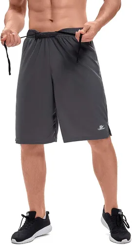 Miniatura 5 de DEVOROPA Men's Athletic Basketball Shorts Loose-Fit Performance Sports Workout Shorts Zipper Pockets