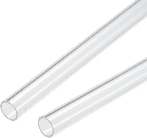 Miniatura 31 de MECCANIXITY Tubo acrílico transparente rígido redondo tubo 0.472 in (1/2") ID 15mm (0.6") OD 10" para lámparas y linternas, sistema de refrigeración