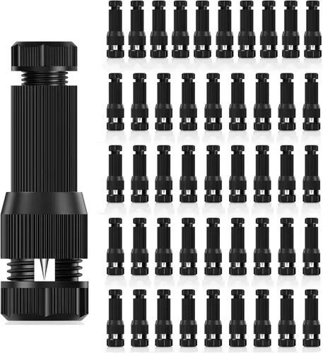 Miniatura 8 de iCreating Paquete de 22 Conectores de Cable de Luz de Paisaje de Repuesto Impermeables de Bajo Voltaje Conectores de Alambre de Calibre 12-20