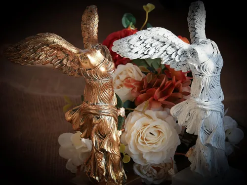 Miniatura 6 de Regalo decorativo de estatua de la victoria de samotracia, mitología griega y romana, diosa clásica, decoración de interiores para el hogar