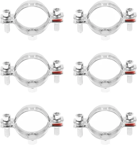 Miniatura 8 de Gancho de anillo de acero inoxidable 304, abrazadera para colgar tubos, soporte de tubo de pared ajustable, colgador de tubo de anillo dividido