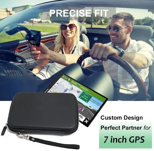 Miniatura 2 de 7 pulgadas duro GPS caso cremallera bolsa transporte viaje bolsa cubierta para 6" 7" navegación GPS Garmin DriveSmart 76 71 66 65 65T Dezl Otr 710