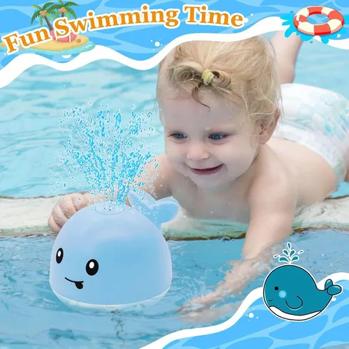Miniatura 6 de Juguetes de baño para bebés de 6 a 12 meses – Accesorios de mesa de agua, juguetes de piscina para niños pequeños de 1 a 3 años – Juguete de baño