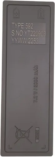 Miniatura 6 de 2 piezas 7.2 V 2000 mAh batería de repuesto para Scanreco 16131 590 592 960 BS590 Cifa EA2512 Effer Fasse Fassi FBS590 RSC7220