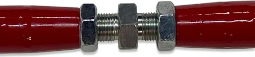 Miniatura 6 de Spohn TB-104R Barra de riel trasero ajustable con bujes de poliuretano para GM Trailblazer, Envoy, SSR, Bravada 2002-2009 (rojo)