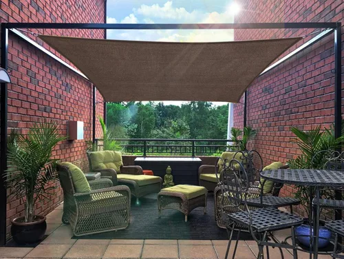 Miniatura 9 de Toldo tipo vela para patios, pérgolas, patios traseros, jardines y exteriores, rectangular, tela para sombra que bloquea los rayos ultravioleta, 6 x