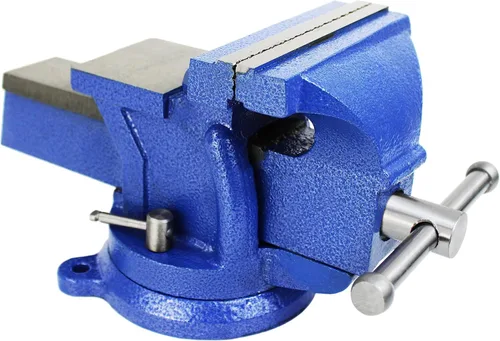 Miniatura 3 de HFS (R) Abrazadera de mesa de banco resistente - Base giratoria 360 con cerradura, parte superior de yunque de gran tamaño (6 pulgadas)