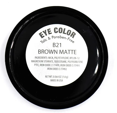 Miniatura 3 de Sombra de ojos en polvo prensado mate, pigmento profundo, brillo de lujo, sombras de ojos negras, sin talco ni parabenos, vegano, sin pruebas