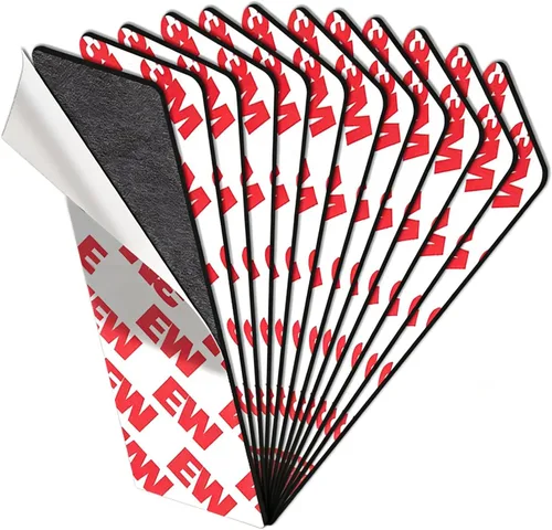 Cinta magnética de 1 x 3 pulgadas, tiras magnéticas con respaldo adhesivo fuerte, cinta magnética adhesiva flexible para bricolaje, manualidades,