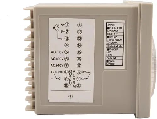 Miniatura 3 de SR-T901 Intelligent Temperature Controller for Food Oven Equipment 0-400 Degrees Celsius Thermostat SSR Output(SR-T901-SW)