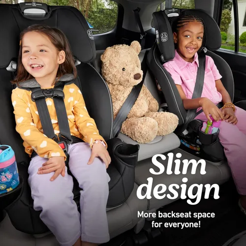 Miniatura 3 de Asiento de coche convertible 3 en 1 Graco Slimfit Diseño delgado y cómodo que ahorra espacio en su asiento trasero, Darcie