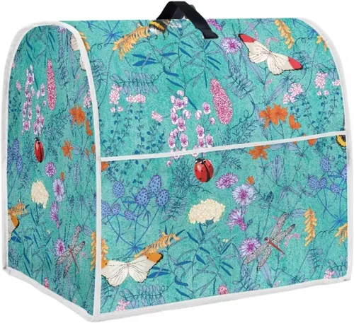 Miniatura 8 de Funda para batidora de pie de mármol azul compatible con mezclador de cocina de 6 a 8 cuartos de galón, cubierta antipolvo, lavable, ajuste