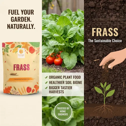 Miniatura 8 de Fertilizante orgánico para insectos – Alimento para plantas multiusos y enmienda del suelo, mejora la salud del suelo, desarrollo de raíces