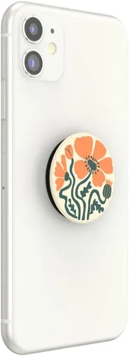 Miniatura 3 de PopSockets - Agarre para teléfono con soporte expandible, agarre adhesivo, bonitos PopSockets, Fall PopSocket - Fall Fleur Flor de otoño