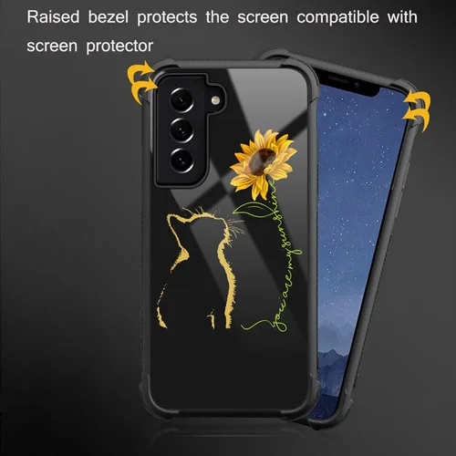 Miniatura 150 de CARLOCA Funda compatible con Samsung Galaxy S22 Ultra, diseño gráfico de Star Howling Wolfs Samsung Galaxy S22 Ultra, diseño gráfico, a prueba