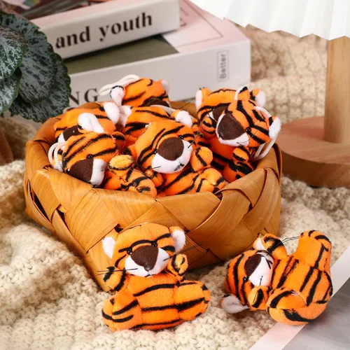 Miniatura 3 de Shappy 50 piezas de mini juguetes de peluche pequeños de animales pequeños a granel, lindos llaveros de peluche para regalo, fiesta, premio
