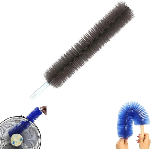 Miniatura 7 de Cepillo de polvo flexible para ventilador (limpieza sin desmontaje), colector de polvo de microfibra, cepillo de polvo flexible para ventilador
