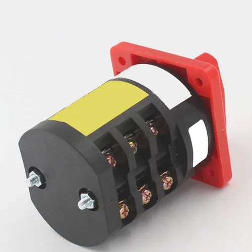 Miniatura 4 de Interruptor selector de cambio universal, interruptor de transferencia de potencia, 3 posiciones 12 terminales, HZ5D-20/4 M06 380V 20A Motor