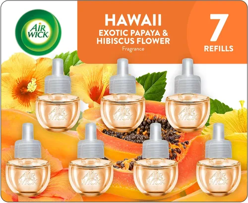 Miniatura 11 de Aceites perfumados Air Wick 0+4 Hawái Papaya exótica y flor de hibisco
