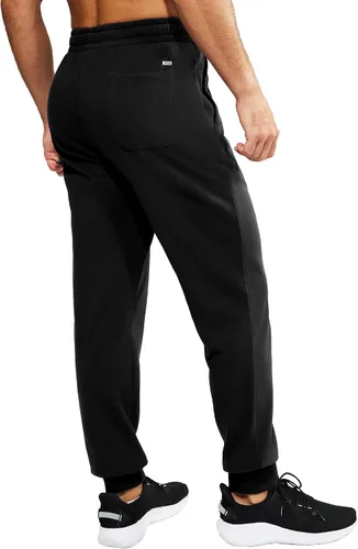 Miniatura 4 de MIER Men's Cotton Joggers Athletic Sweatpants for Gym Workout Active Lounge Jersey Track Pants with Pockets, Elastic Waist