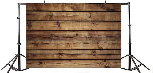 Miniatura 3 de Telones de fondo de madera para fotografía, telón de fondo de madera marrón rústico, pancarta LFEEY 7x5 pies, vinilo sin costuras, fondo de tableros
