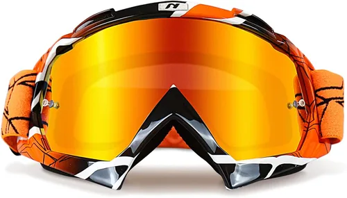 Miniatura 10 de Gafas de motocross para adultos, motocross, motocross, 4 ruedas, MX ATV todoterreno, lentes antiniebla para hombres y mujeres