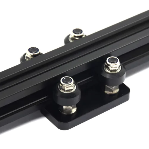 Miniatura 5 de Pequeña Rueda en V con Placa para Perfil de Aluminio 2020 para CNC y Impresora 3D
