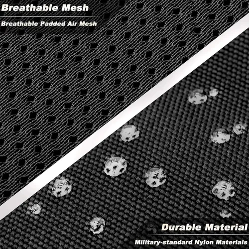 Miniatura 6 de Arnés BARKBAY táctico para perro grande, arnés tipo chaleco para perro pesado, para servicio militar, chaleco MOLLE para perro de trabajo