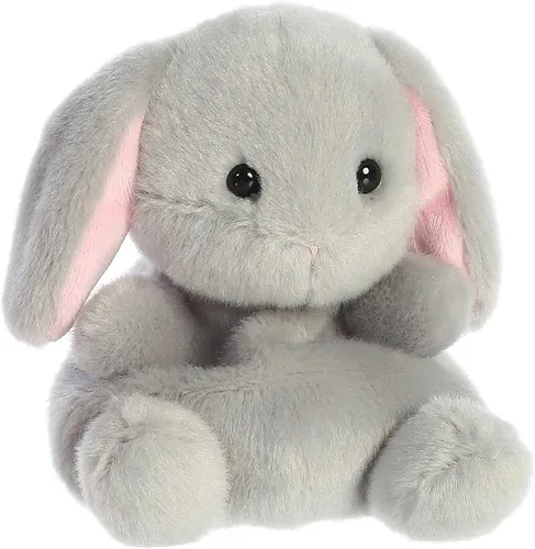 Miniatura 3 de Aurora® Adorable Palm Pals™ Pebbles Bunny™ - Juego de bolsillo - Diversión coleccionable - Gris 5 pulgadas